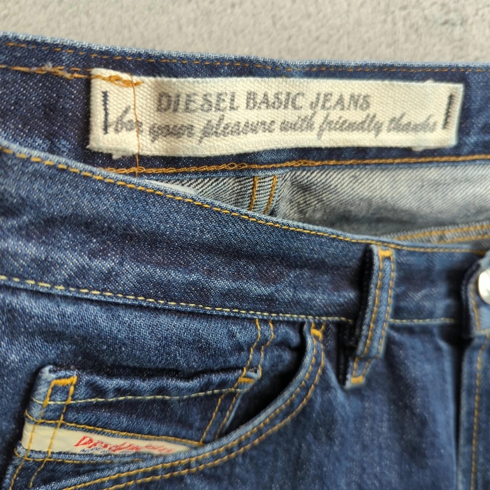 Diesel Men’s Dark Blue Bootcut Jeans - Picture 4 of 12